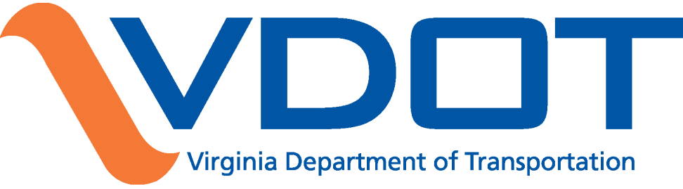 VDOT logo: Virginia Department of Transportation.